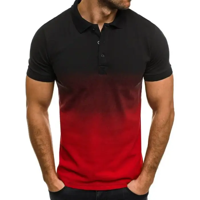 Hommes polos dégradé couleur Polo championnat du monde des rallye WRC t-shirts militaire tactique Sp