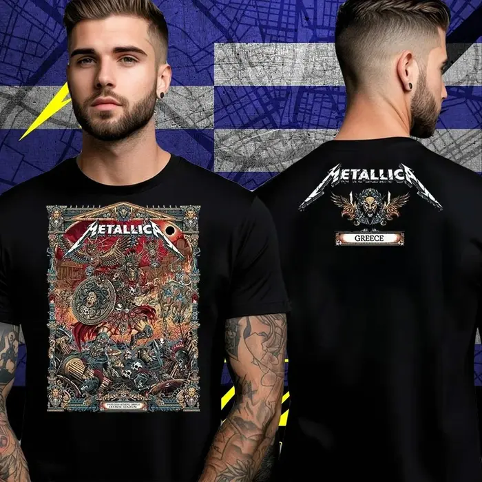 T-shirt graphique en coton Metallica M72 Dublin 2026 72 Seasons Tour Dates Pop Up Merch Band pour hommes et femmes