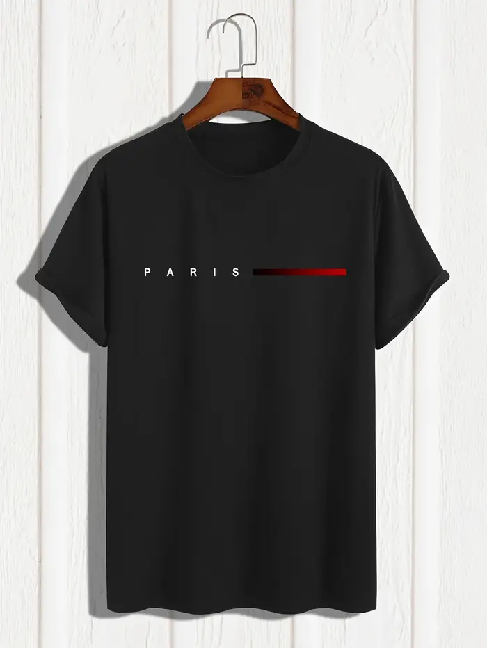T-shirt décontracté pour homme 100 % coton