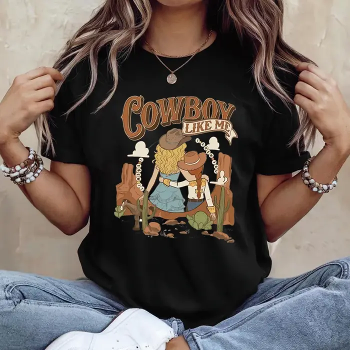 T-shirt Cowboy Like Me Vintage Western I Knew It I Knew You pour femme