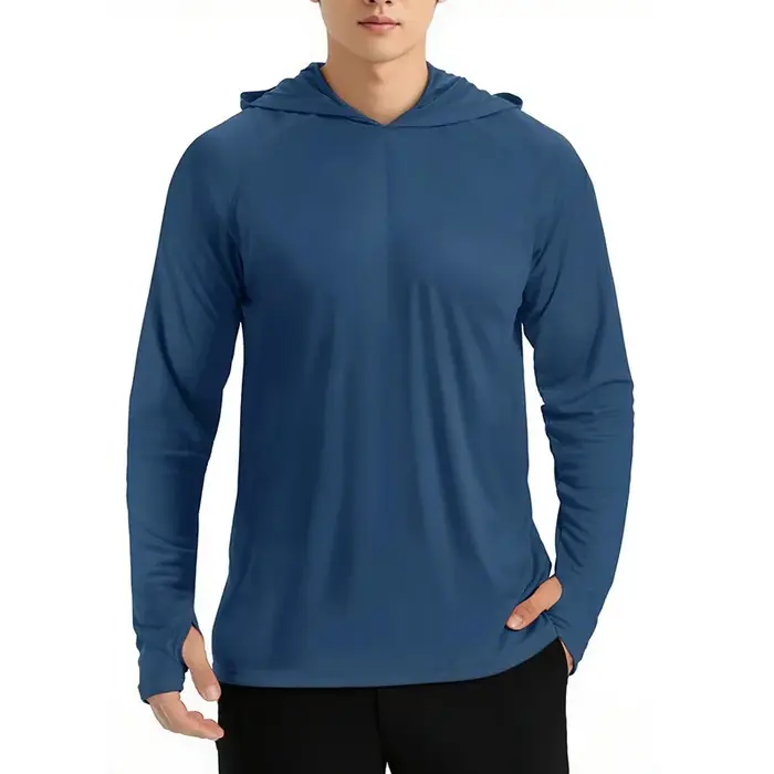 T-shirt de fitness à manches longues pour homme