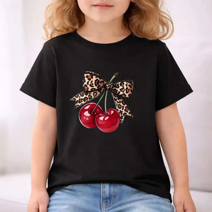 T-shirt pour enfants, T-shirts à manches courtes pour filles