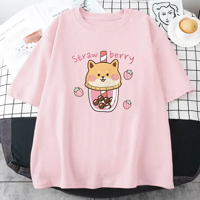 T-shirt imprimé dessin animé Harvey Milk pour filles