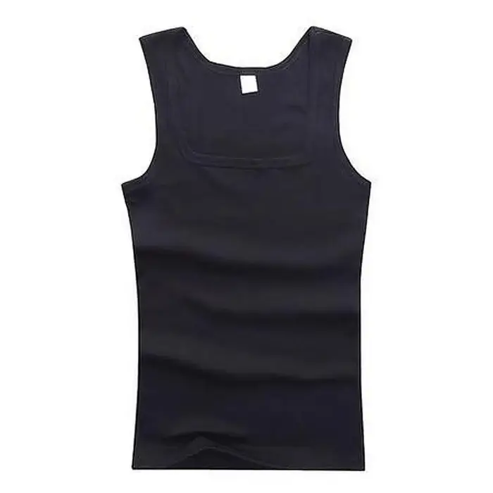 Été grande taille hommes femmes vêtements noir blanc gris débardeurs Singlets 100% coton Fitness