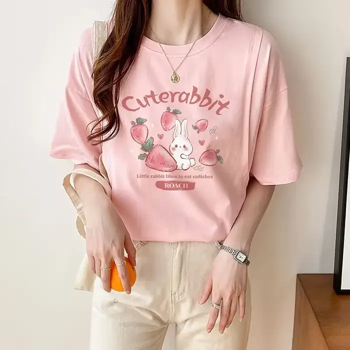 2025 été post-partum femmes allaitement T-shirt à manches courtes col rond maternité t-shirts d'allaitement taille ouverte Lactation Polyeser haut