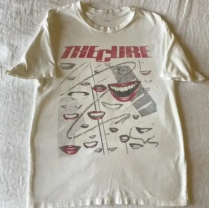 T-shirt The Cure Band, T-shirt à motif de groupe des années 90, T-shirt homme printemps/été, décontr
