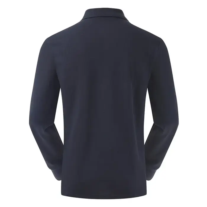 5XL mode vêtements de sport de haute qualité nouveau Design hommes Polos chemises à manches longues 100% coton