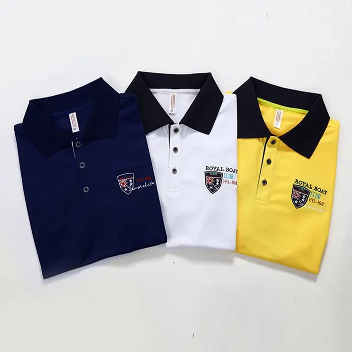 Polo décontracté à manches courtes pour hommes