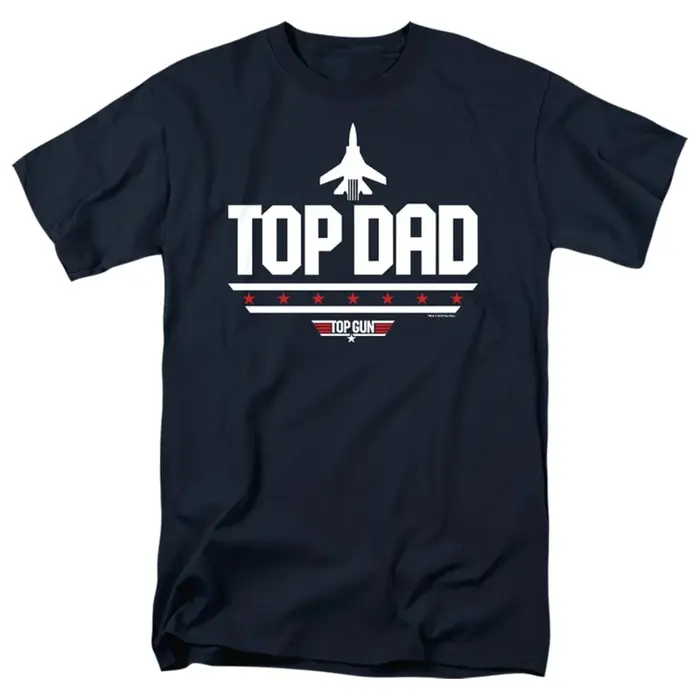 T-shirt Top Gun avec logo vieilli (Marron chiné) Nouvelle collection été 2026 pour femme