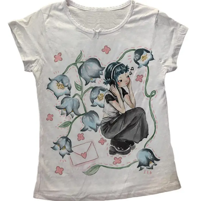 Y2K coréen populaire vêtements Emo esthétique été bébé T-shirt Streetwear gothique Harajuku graphiqu