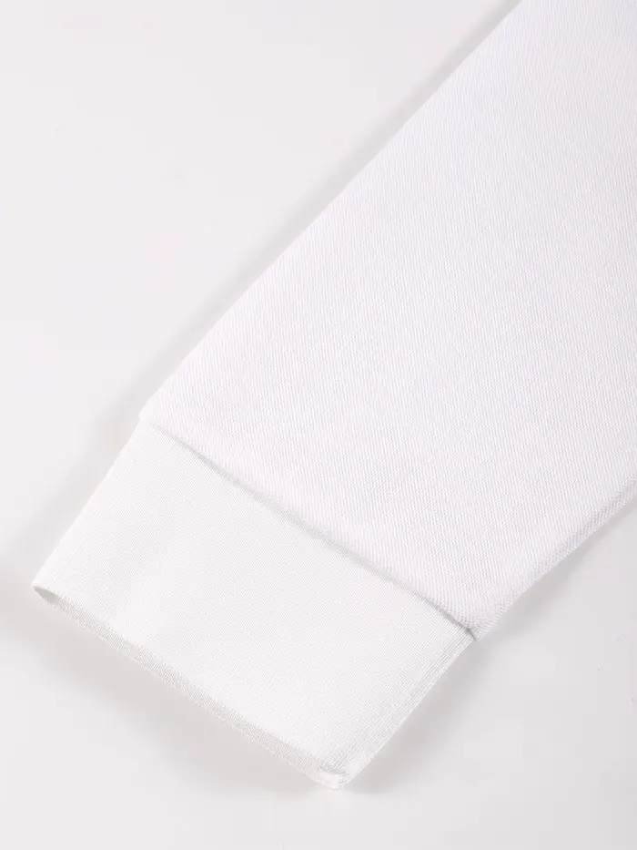 Harvard Est. 1636 impression mode basique T-Shirt hommes automne à manches longues vêtements décontracté solide hauts confortable bouton polos