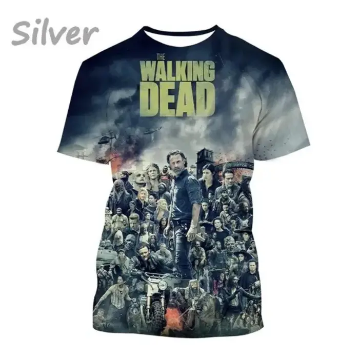 Classique horreur TV The Walking Dead T-shirts 3D Daryl Dixon imprimer unisexe Streetwear été nouveaux hommes femmes à manches courtes t-shirt Y2k haut