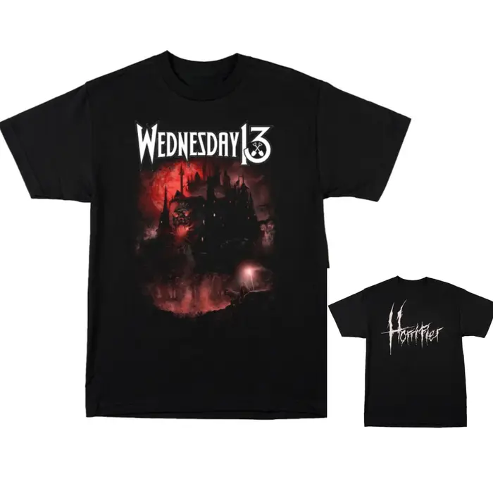 T-Shirt de groupe Horrifier en coton pour hommes et femmes, Streetwear d'été, WEDNESDAY 13