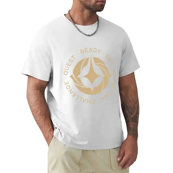 T-shirt avec logo Lorcana, résistant à la sueur, pour l'entraînement