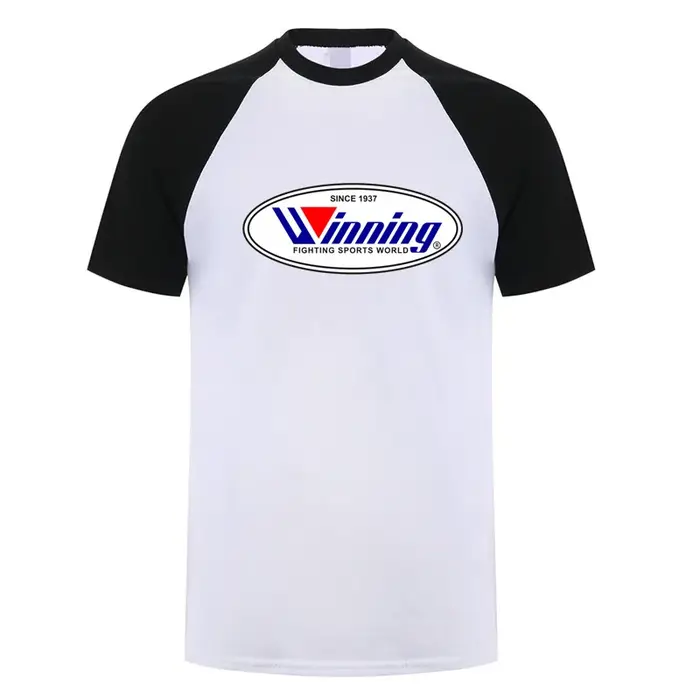 Gagner boxe t-shirt été hommes coton à manches courtes T-shirts gagnant