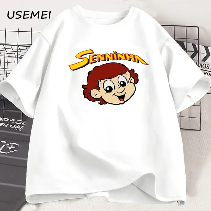 Rare Vintage années 90 Ayrton Senna Senninha Deadstock t-shirt