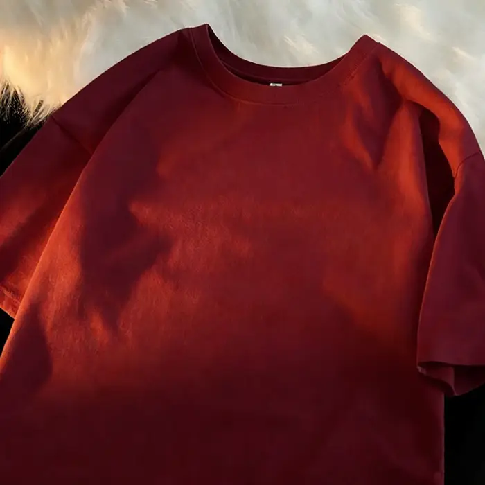 T-shirts d'été en coton respirant pour homme, coupe ample, style streetwear, manches courtes, basiques décontractés, polyvalents, doux et confortables