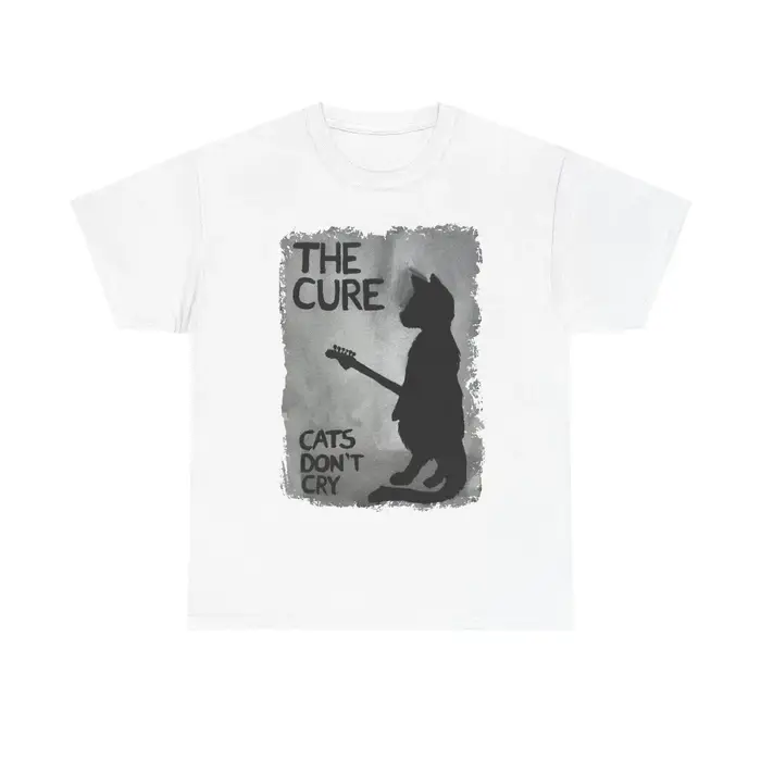 T-shirt The Cure Cat, T-shirt pour hommes