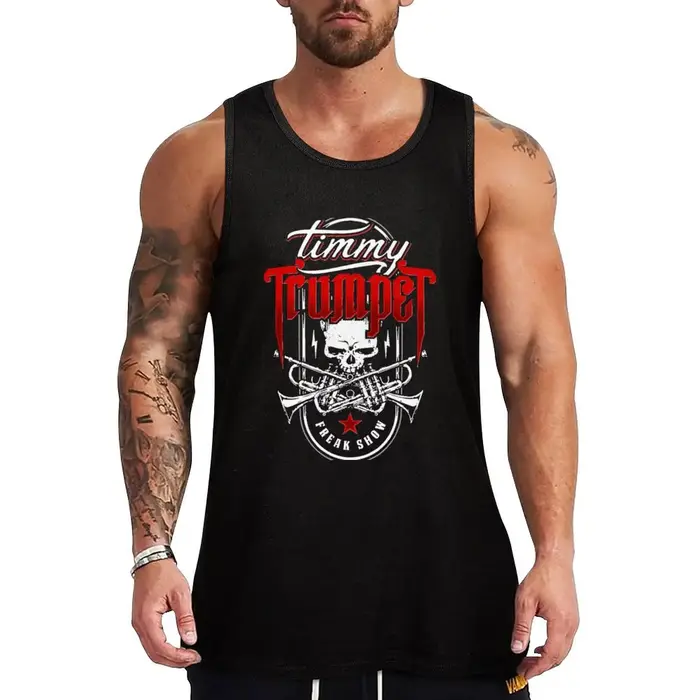 Timmy trompette débardeur vêtements de sport pour hommes maillots pour hommes haut sans manches