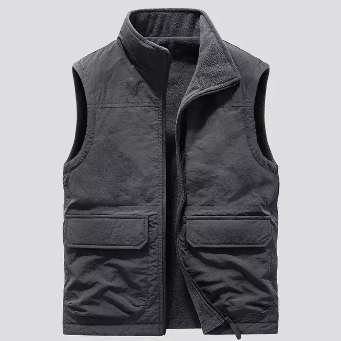 Veste en fibre réversible pour homme