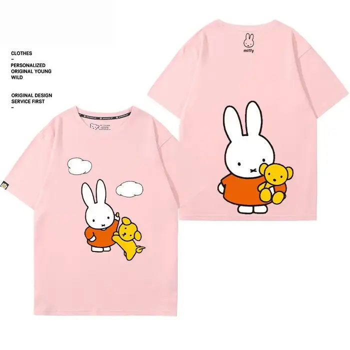 T-shirt Kawaii Miffy 100% coton