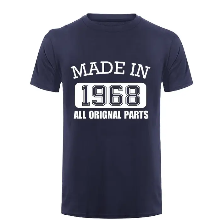 T-Shirt pour homme, fait en 1968 avec toutes les pièces originales