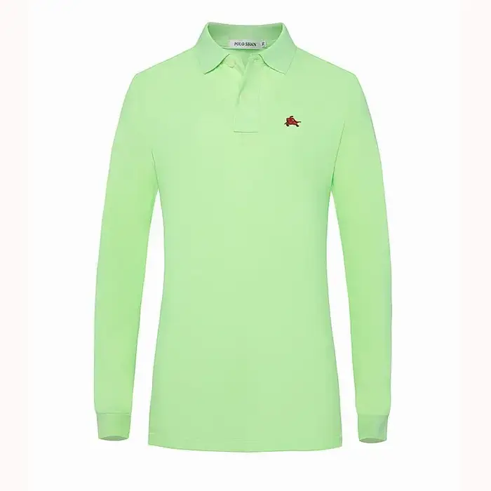 Polo décontracté avec logo brodé pour femmes