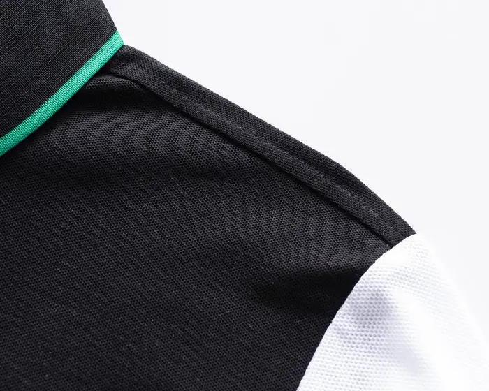 Polo pour homme en coton brodé