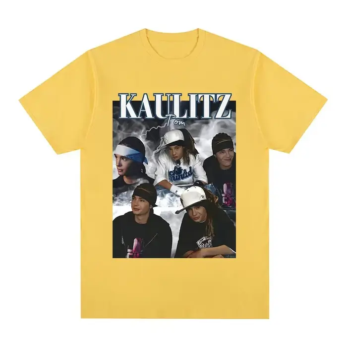 Rock Band Tokio hôtel Tom Kaulitz graphique T-shirt hommes vêtements Hip Hop Punk gothique