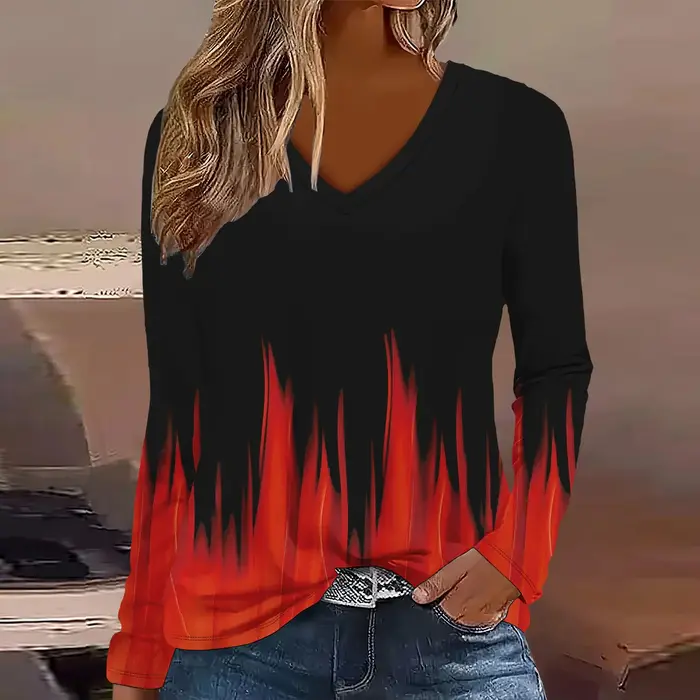 T-shirt à manches longues pour femmes