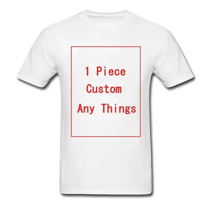 T-shirts personnalisés DIY pour hommes – Design tendance, hauts masculins, t-shirts d'entreprise, impression 3D, 100 % coton, logo, lettres, cadeau, blanc, noir