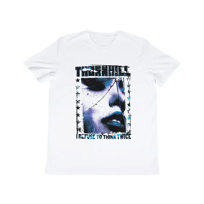 Thornhill Band Alternative Metal, Nuclear Rock, Punk, T-shirt américain ample à coupe droite en pur 