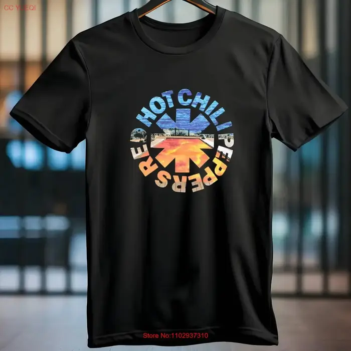 Rouge chaud piment poivre californication astérisque noir Ultra coton t-shirt vintage lavé unisexe homme streetwear légèrement doux