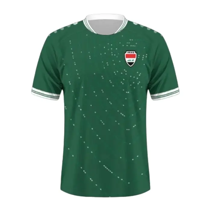 Maillot de football d'été 2026 pour supporters d'Irak – T-shirt à manches courtes 3D pour adulte, id