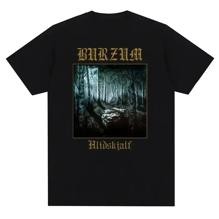 Burzum Blow The Trumpet T-shirts polyvalents en coton, style streetwear vintage, coupe oversize, man