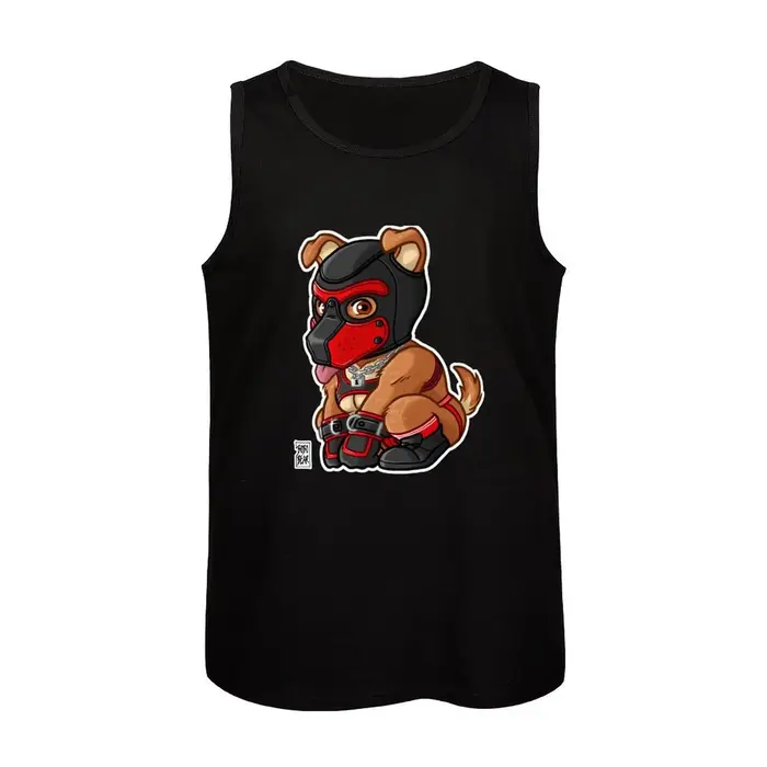 PLAYFUL PUPPY-masque rouge-série BEARZOO débardeur t-shirt musculaire gilet homme