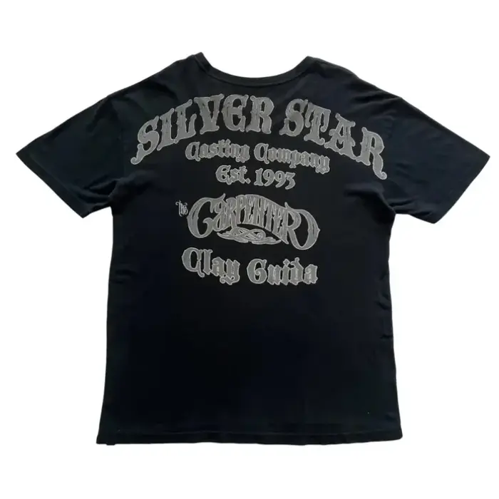 Silver Star Y2K Dark Heavy Metal t-shirt unisexe Punk Streetwear surdimensionné Graffiti gothique Design nouveau haut