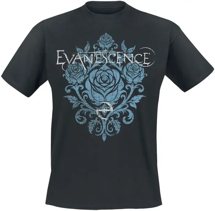 T-Shirt Blue Rose Evanescence pour hommes et femmes
