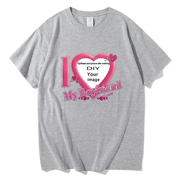 J'aime mon Coupon petit ami T-shirts de haute qualité femmes/hommes