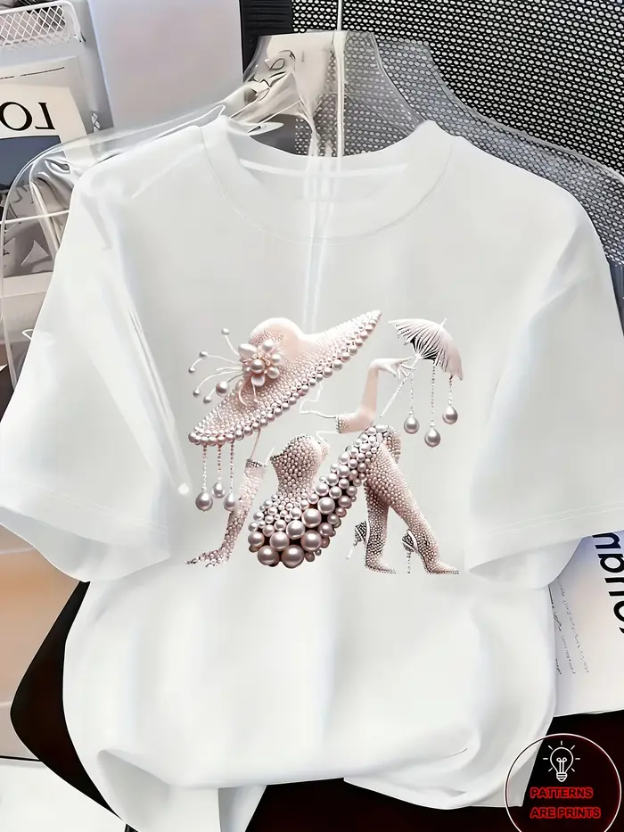 T-shirt imprimé pour femme