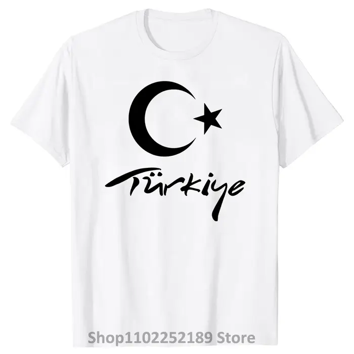 T-shirt de sensation nationale de la Turquie pour hommes, Économie TUR, équipe de la nation, coton,