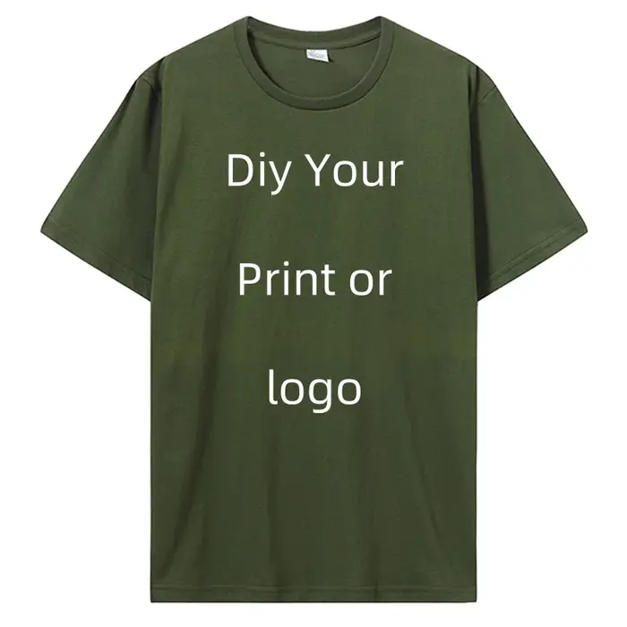 T-shirt imprimé personnalisé T-shirt bricolage votre propre conception comme Photo ou Logo T-shirt b