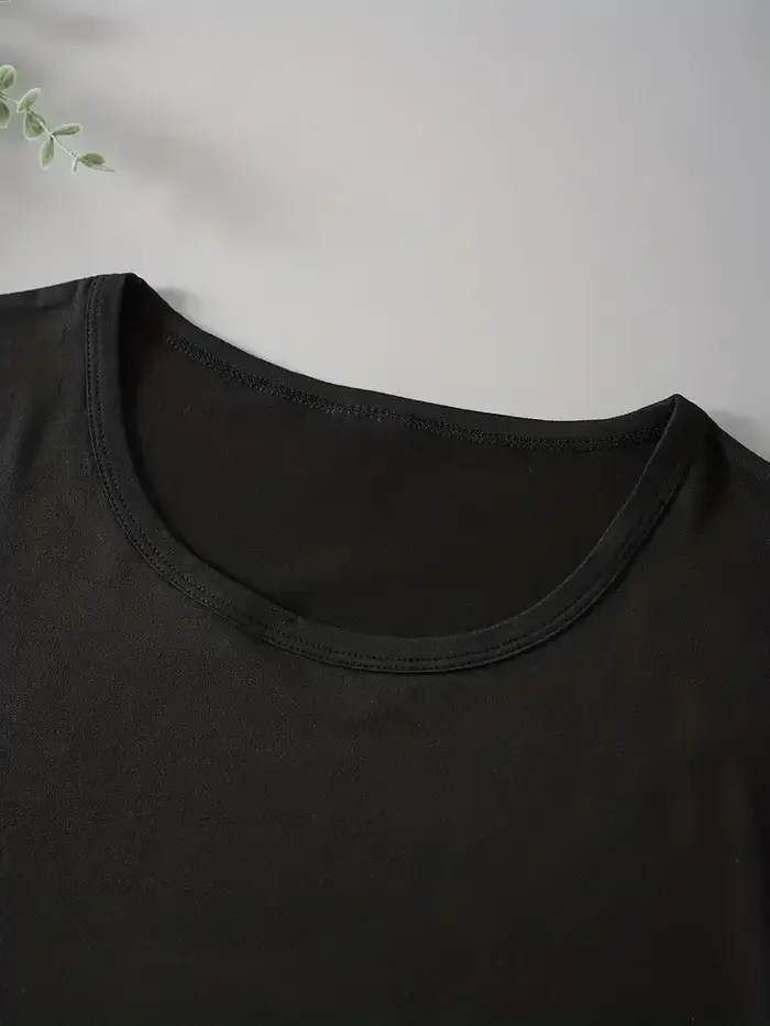 Femmes T-shirt imprimé graphique col rond hauts amples