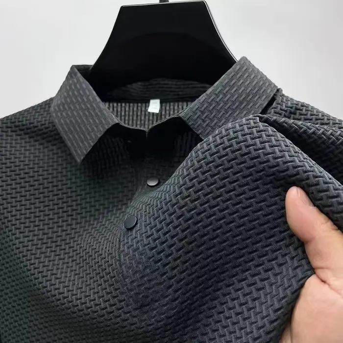 Polo décontracté à manches courtes pour hommes
