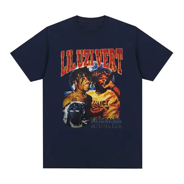 Rappeur Lil Uzi Vert T-shirt Album de musique Atake éternel graphique
