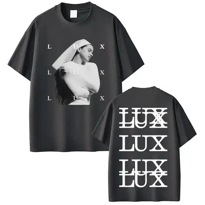 Chanteur Lux Rosalia mode impression T-shirt hommes femmes Harajuku vêtements T-shirts à manches courtes décontracté