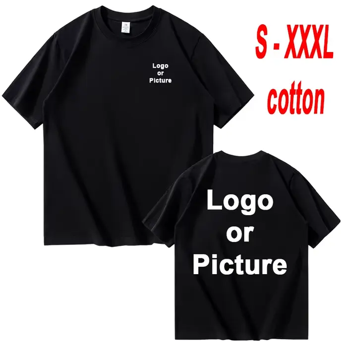 T-shirts imprimés en coton personnalisés hommes mode t-shirt à manches courtes femmes personnalité décontracté