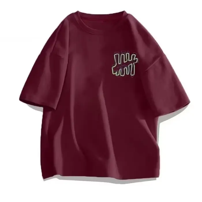 T-shirt de mode baseball américain avec logo imprimé en 3D