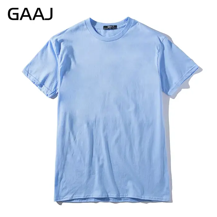 T-shirt en coton 100 pour homme, T-shirt basique, mode Streetwear,T-shirts d'été, T-shirts unis gran