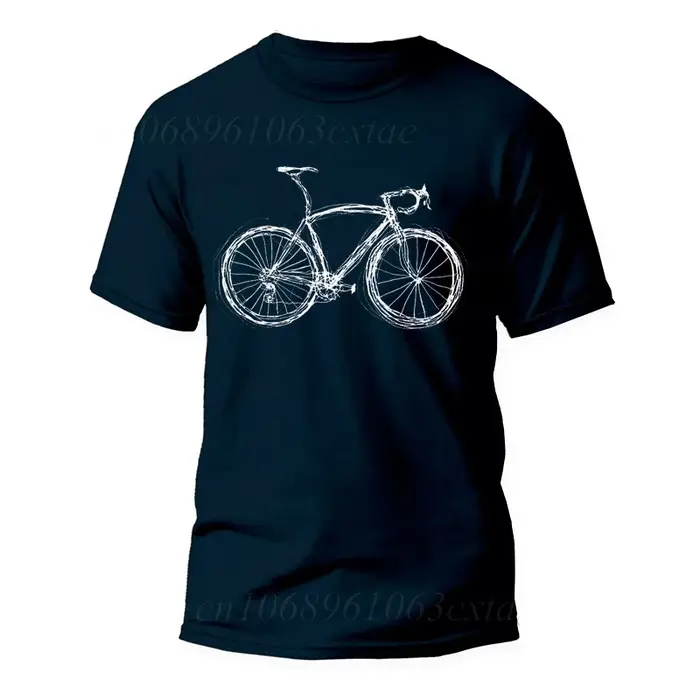 T-Shirt à Manches Courtes pour Homme et Femme, avec Col Ras du Cou, pour Cycliste, Amoureux du Vélo de Montagne, Cadeau d'Urgence